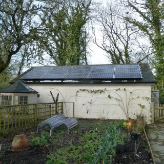 3.6KW Residential Installation - On Small Garage Roof